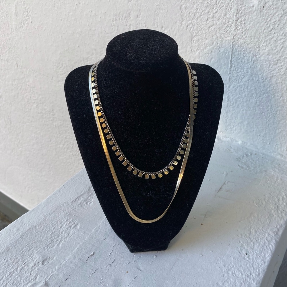 JCREW Gold Layering Necklaces